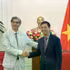 越南外交部副部长会见了欧盟驻东盟大使席姆。（图片来源：越通社）