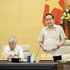 越南国会主席陈青敏在会议上发表总结讲话。（维灵 摄）