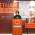 越南驻希腊大使范氏秋香发表讲话。（图片来源：越通社）