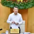 越南政府总理黎明兴在会上发表讲话。