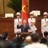 越南政府总理黎明兴宣誓就职。（图片来源：政府门户网）