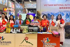 第23届中国—东盟博览会旅游展于9月19日至21日在中国广西桂林举行，图为越南展区。（图片来源：TITC）