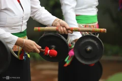 越南首次将芒族特色文化引入雄王庙节会。（图片来源：越南快讯）