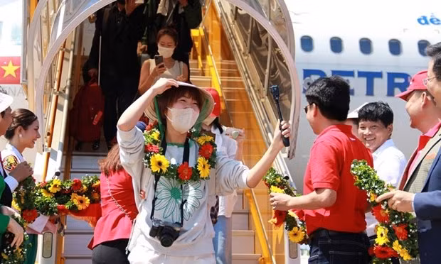 2022年韩国游客到访率最高。