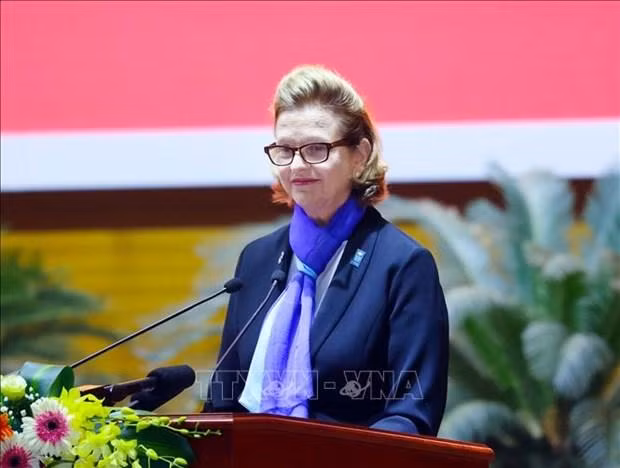 联合国开发计划署驻越南首席代表凯特林·维森。（图源：越通社）