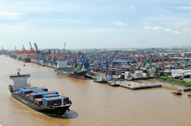 海防市廷武港。（陈海 摄）