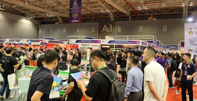 2025年国际消费电子及家用电器展览会吸引越中两国350多家企业参展。