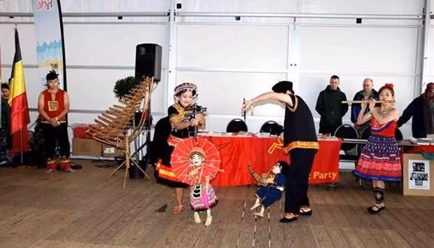 越南传统木偶戏。