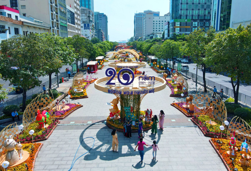 2023年阮惠花街。