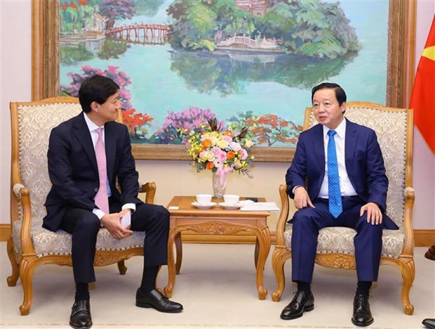 会见场景。