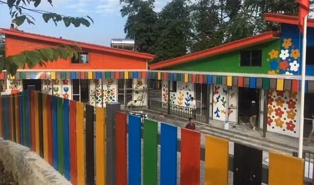 艾放酬村幼儿园教学点。