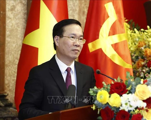 越南国家主席武文赏。（图片来源：越通社）