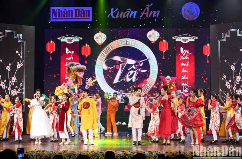 “2023年温暖春节”艺术活动的艺术表演节目之一。（成达、文攒摄）