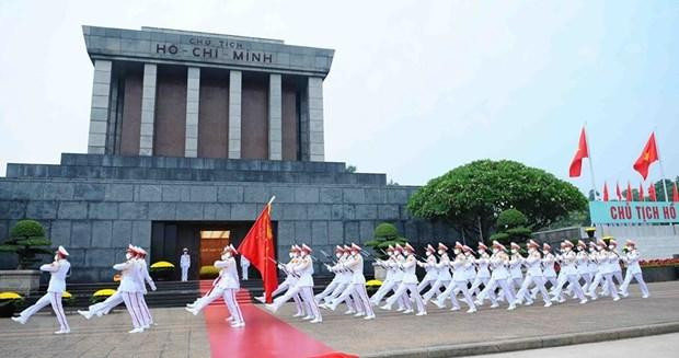 胡志明主席陵墓。