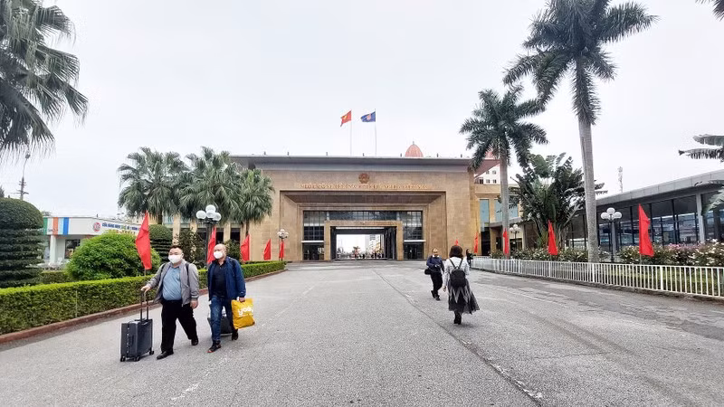 芒街国际口岸。