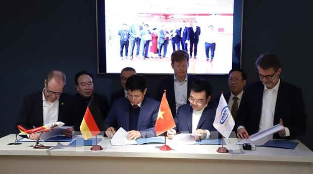 签署仪式现场。