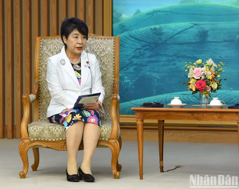 日本外务大臣上川阳子。