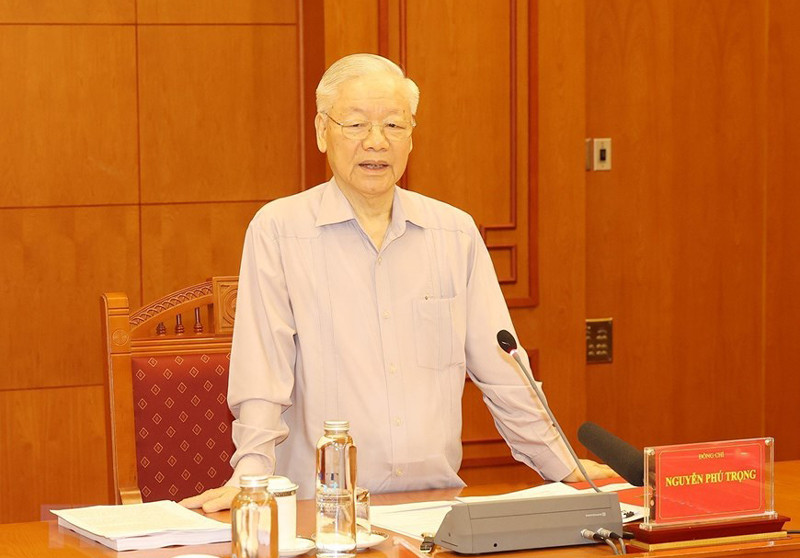 越共中央总书记、中央反腐败反消极指导委员会主任阮富仲主持召开中央反腐败反消极指导委员会常务委员会会议。