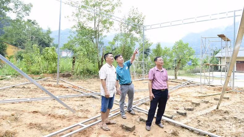 政府已规划场地，为沾化县安立乡那拿岸（Nà Ngận）村的居民重建住所。
