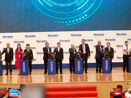 2022年印度霍瑞西斯亚洲经济合作论坛在平阳省会展中心开幕。