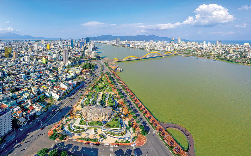 岘港市一角。