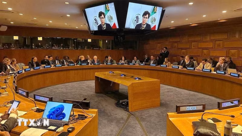 联合国毒品控制和犯罪预防办公室在联合国纽约总部举行高级别活动。