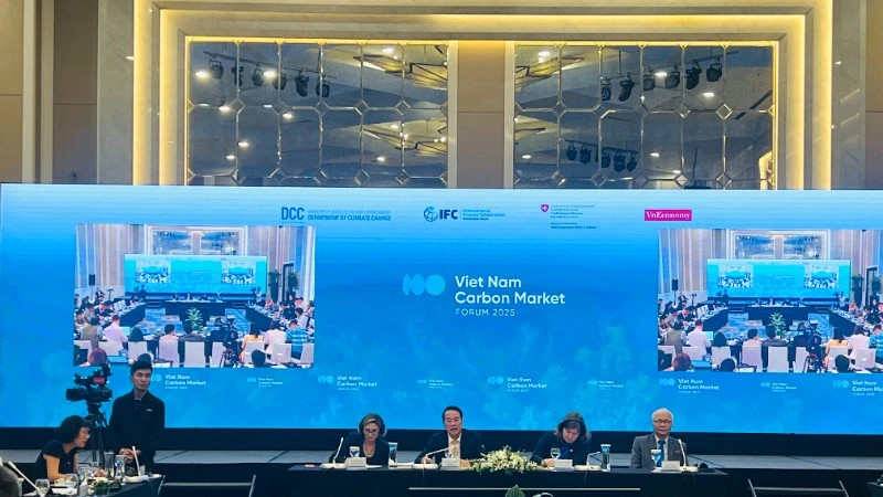 2025年越南碳市场论坛在河内召开。（图：明芳 摄）