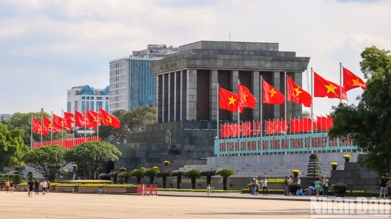 胡志明主席陵。