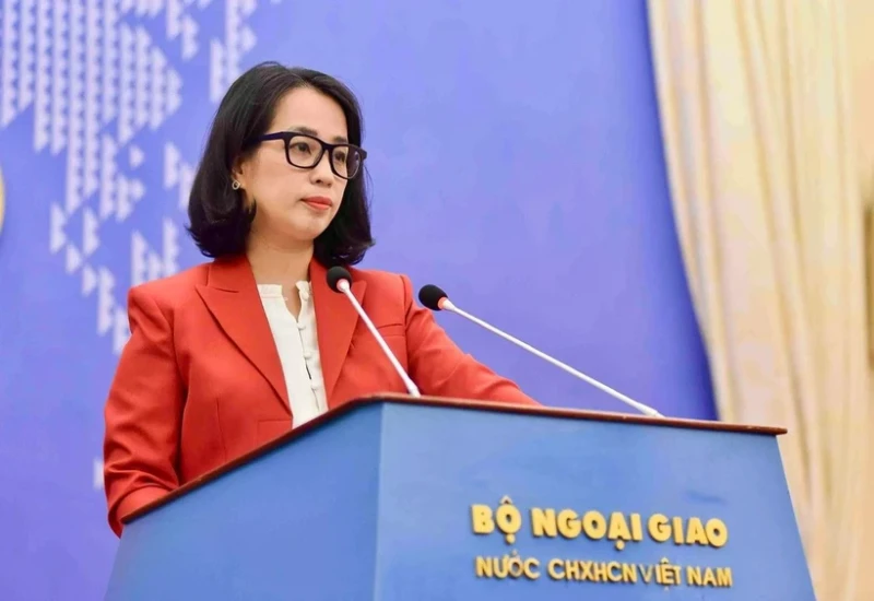 越南外交部发言人范秋姮。（图片来源：越通社）