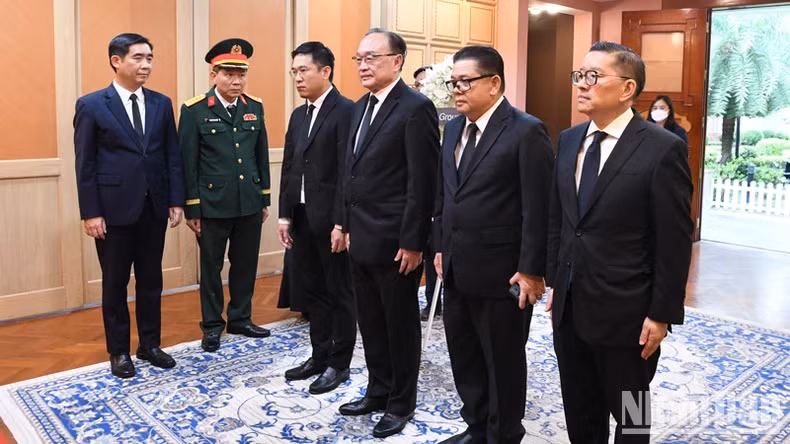 泰国正大集团（CP）集团代表吊唁原国家主席陈德良逝世。