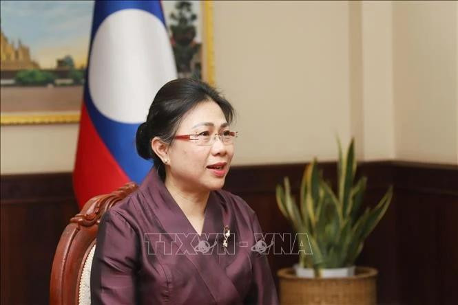 老挝外交部副部长丰萨穆·安拉万。（图片来源：越通社）