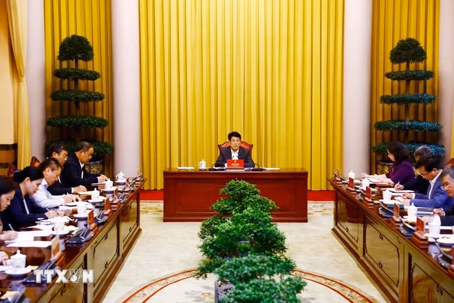 会议场景。图片来源：越通社