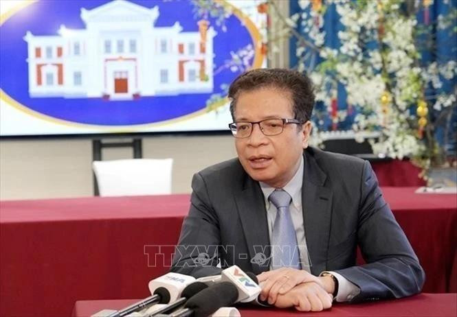 越南驻俄罗斯联邦兼驻乌兹别克斯坦和亚美尼亚大使邓明魁。（图片来源：越通社）