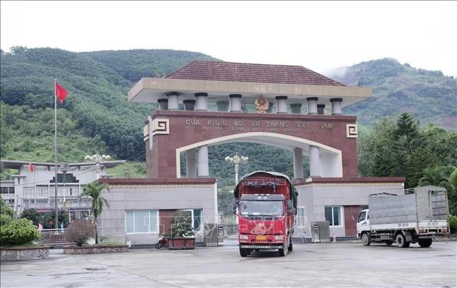 莱州省马鲁塘口岸。（图片来源：越通社）