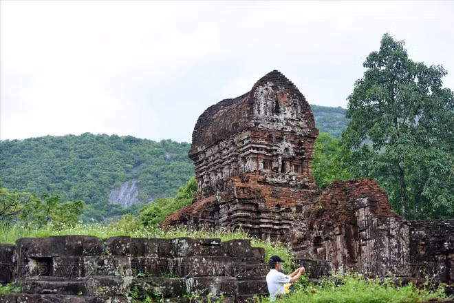 美山遗产坐落于广南省潍山县的山林之中（图片来源：越南画报）