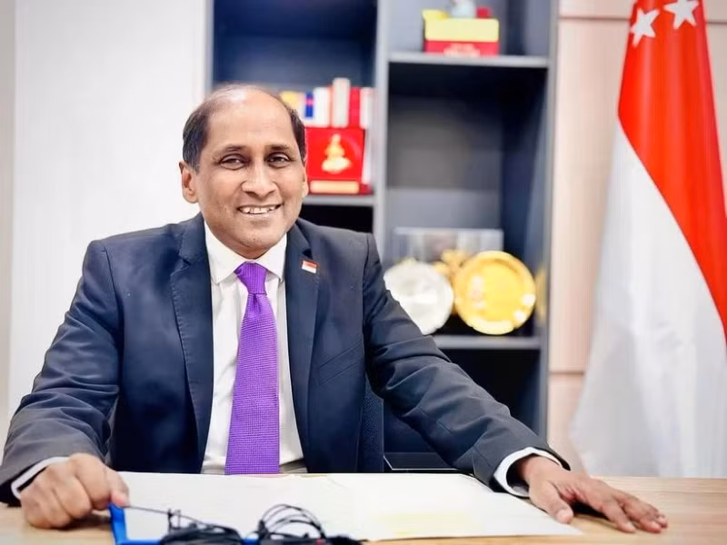 新加坡驻越南大使贾亚·拉特南。图片来源：越通社