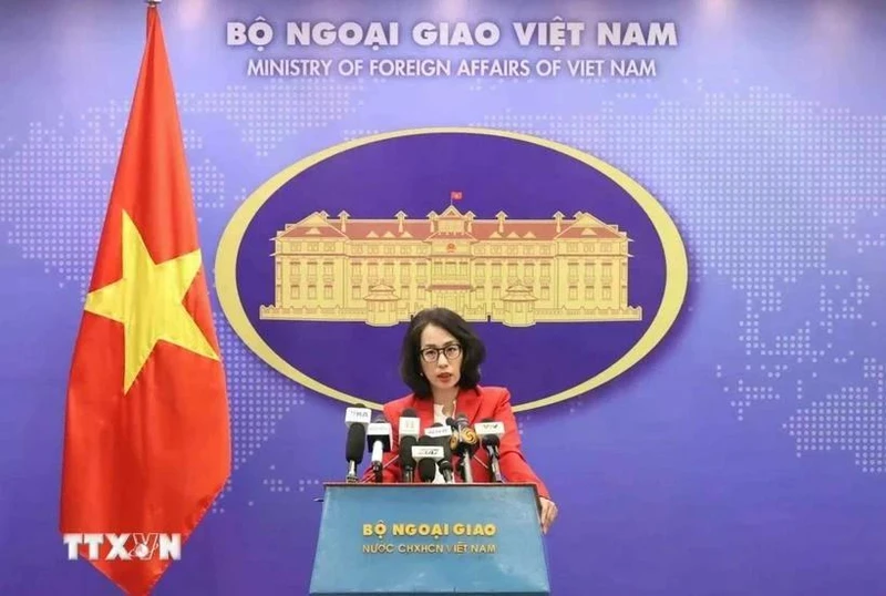 越南外交部发言人范秋姮。