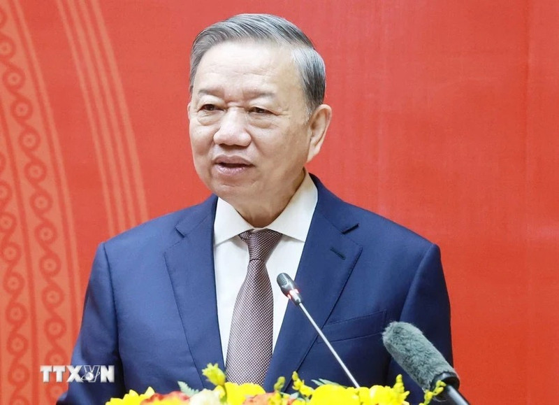 越共中央总书记苏林。