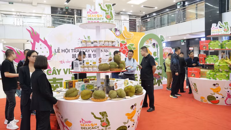 越南水果节的一角。