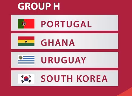 2022年卡塔尔世界杯H组球队阵容名单一览