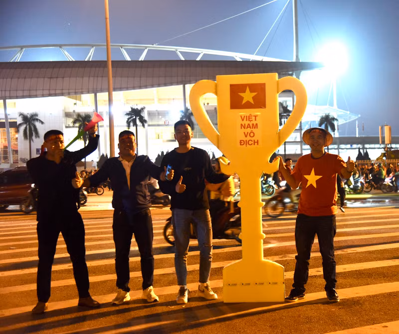 越南球迷相信越南队将夺得冠军。