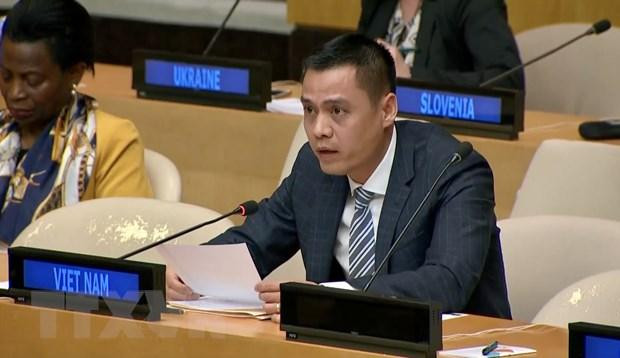 越南驻联合国代表团团长邓黄江大使。