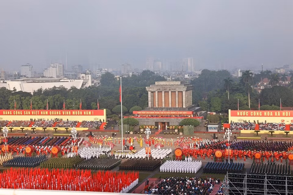 庆祝八月革命胜利暨九·二国庆80周年阅兵与游行活动隆重举行【组图】