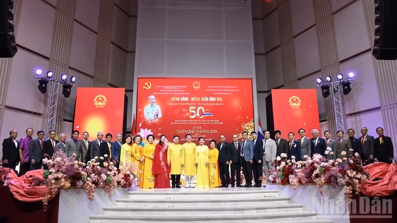 贺党迎春，庆祝越泰外交关系50周年的2026年家乡之春艺术交流活动在泰国举行【组图】