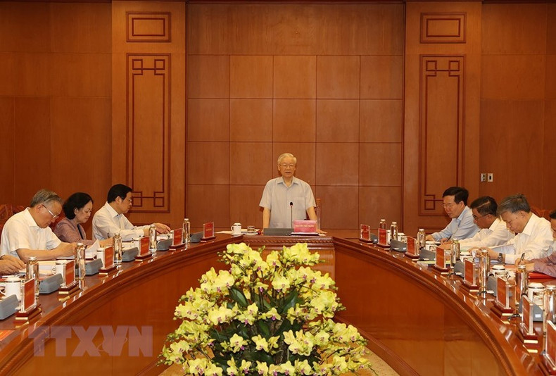 越共中央总书记阮富仲主持召开中央反腐败指导委员会常委会会议 ảnh 1