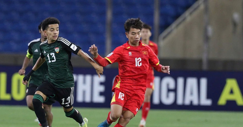 越南U17队与阿联酋U17队以1比1握手言和。