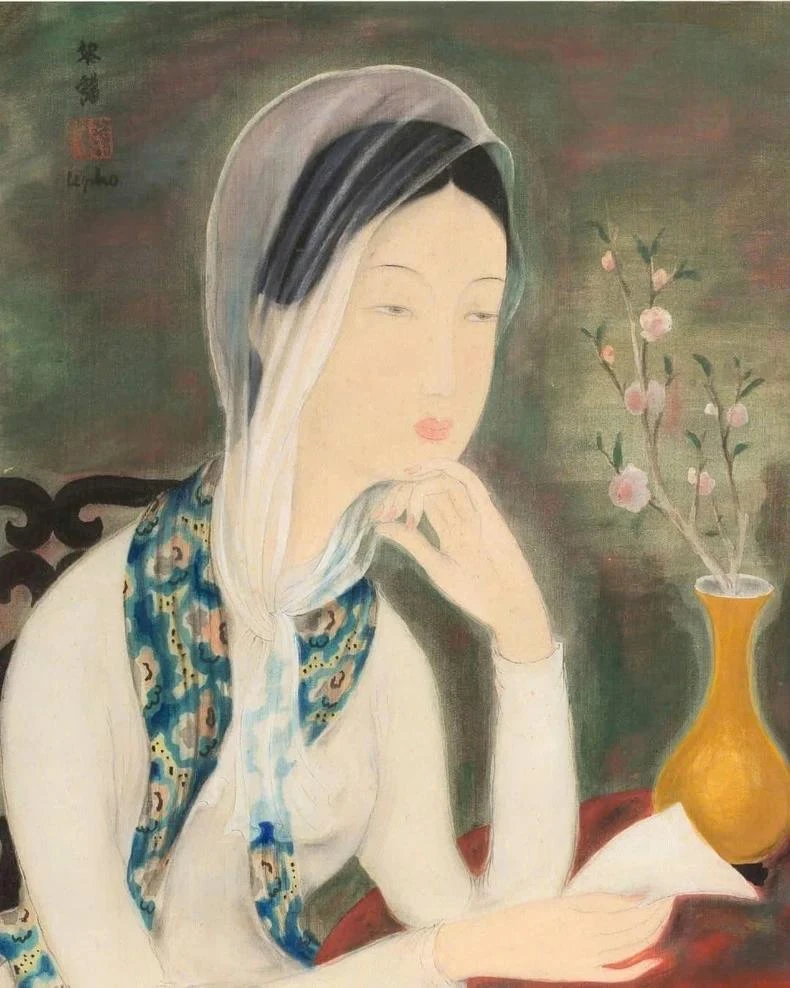 黎普的另一幅作品《书信》（La Lettre）。