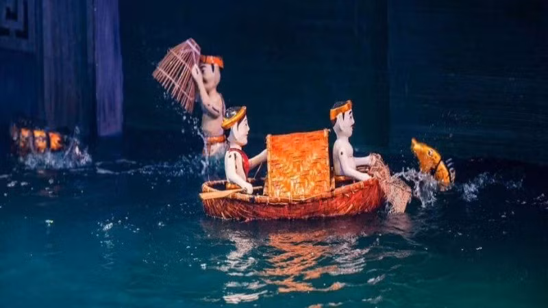 节目带来了多项与升龙水上木偶剧院品牌紧密相连的精彩水上木偶节目。（图片来源：升龙水上木偶剧院）