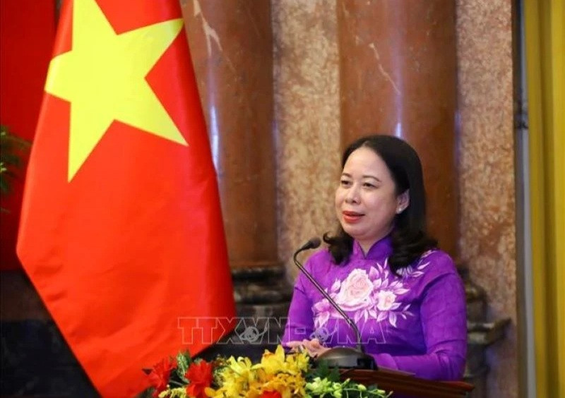 越南国家副主席武氏映春出任国家代主席