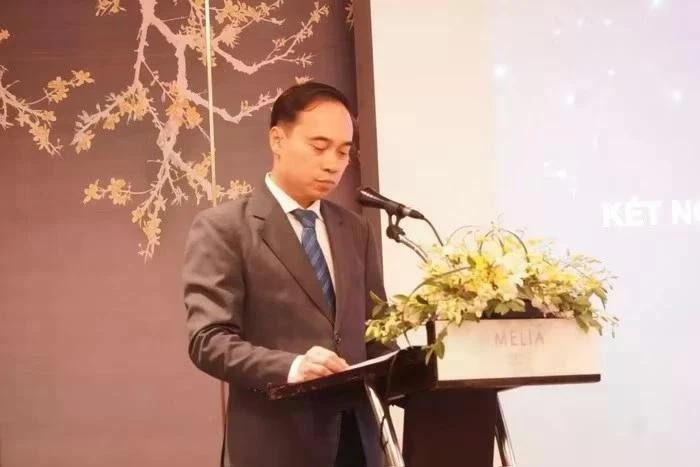 工贸部贸易促进局国际关系室主任陶越英在活动上致辞。（图片来源：越通社）